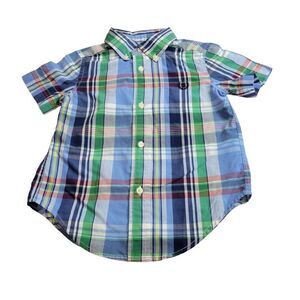Chaps plaid button-down shirt 2T
